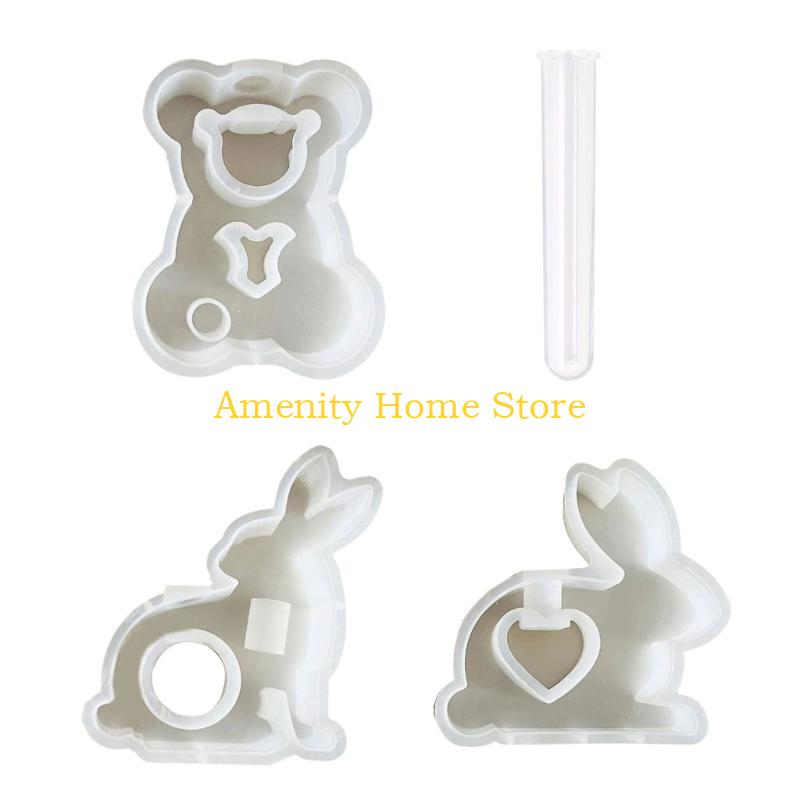 F26C Rabbits Bear Epoxy Resin  - огляд і ціна Propagation Station Vase