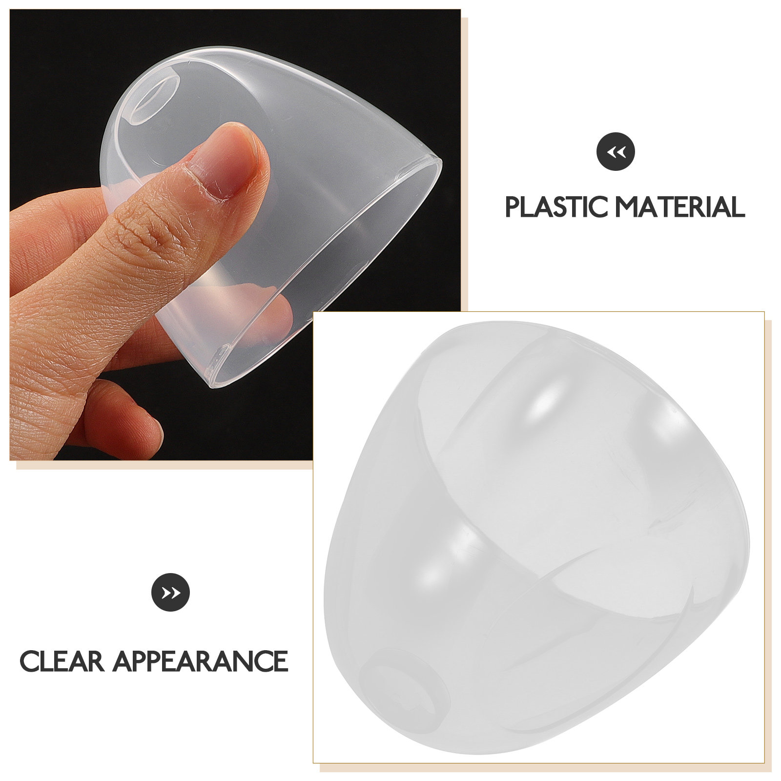 Replacement Plastic Baby Bottl - огляд і ціна Plastic Dome Clear