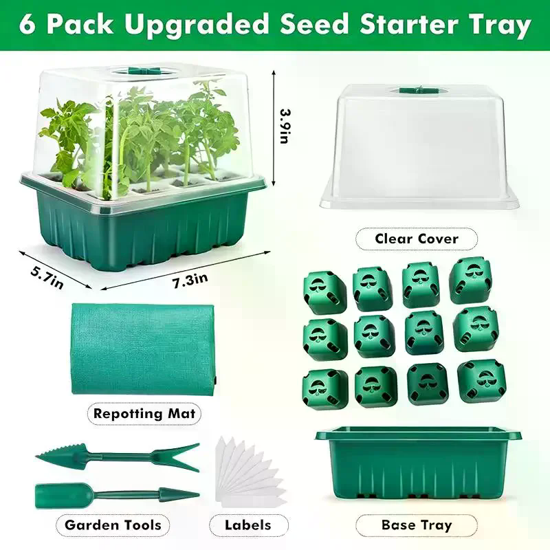 1Set Seed Starter Tray Mini Gr - огляд і ціна Humidity Dome Kit