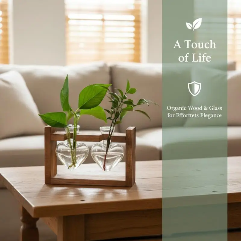 〔20E〕|Tabletop Glass Planter P - огляд і ціна Propagation Station Vase