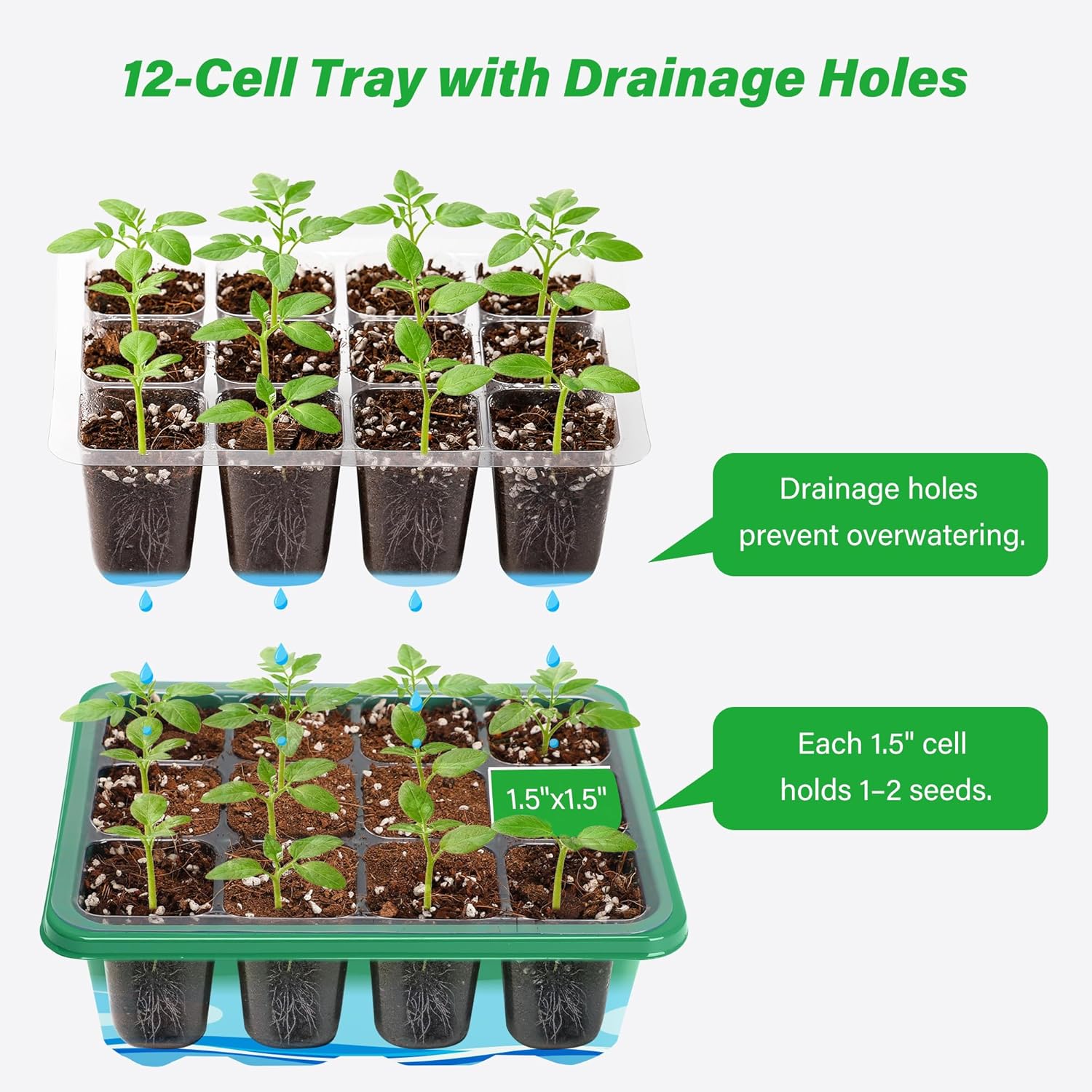 Growing Starting Nursery Trays - огляд і ціна Humidity Dome Kit
