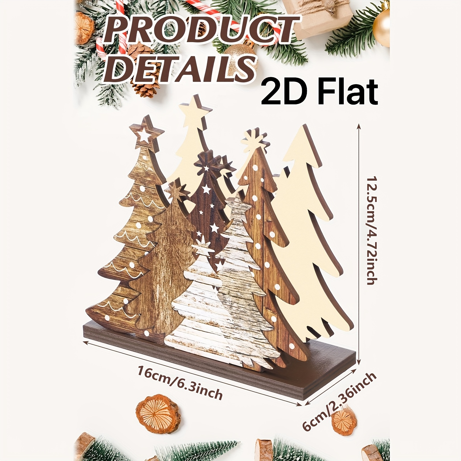 1pc 2D Flat Christmas Tree Tis - огляд і ціна Agar Tissue Culture