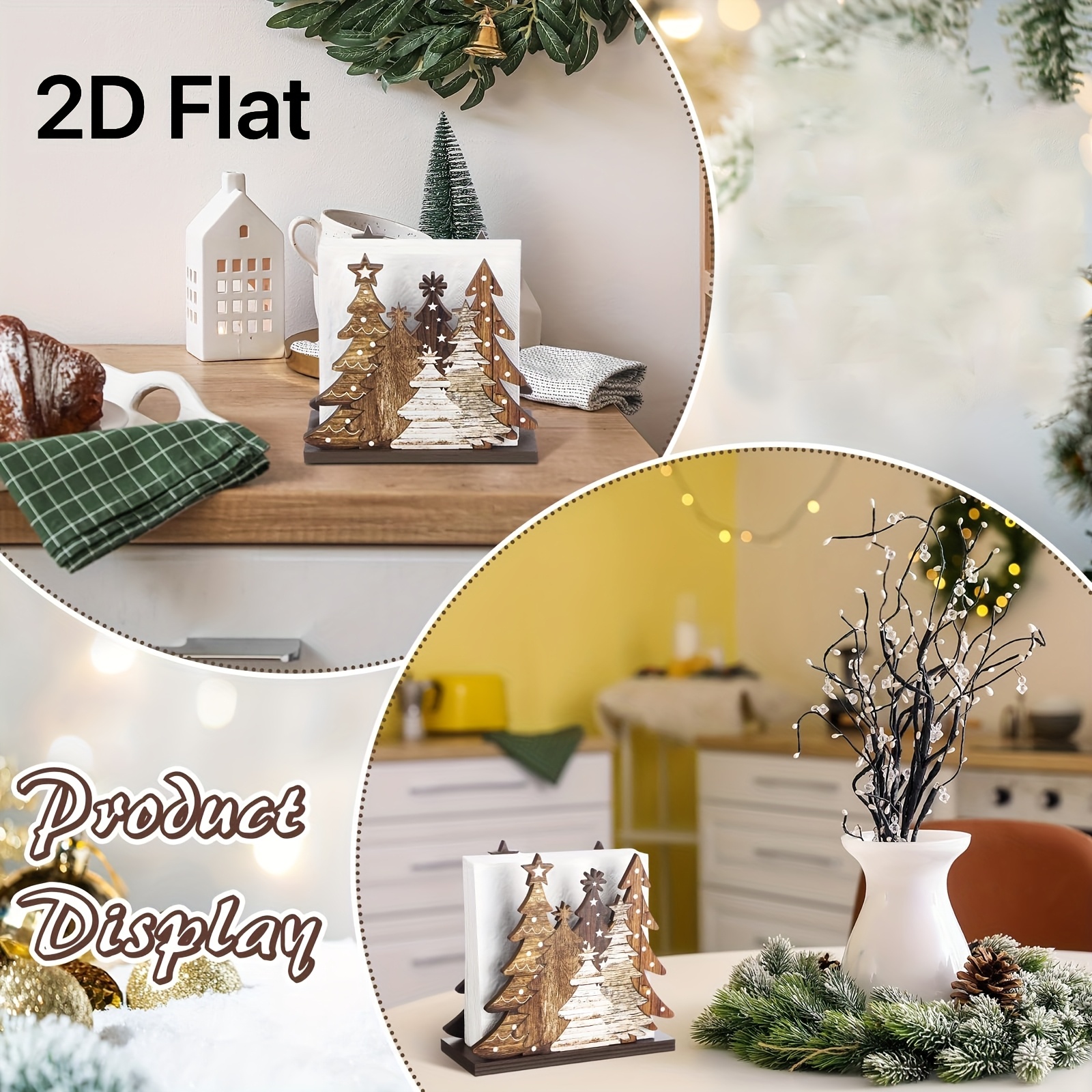 1pc 2D Flat Christmas Tree Tis - огляд і ціна Agar Tissue Culture